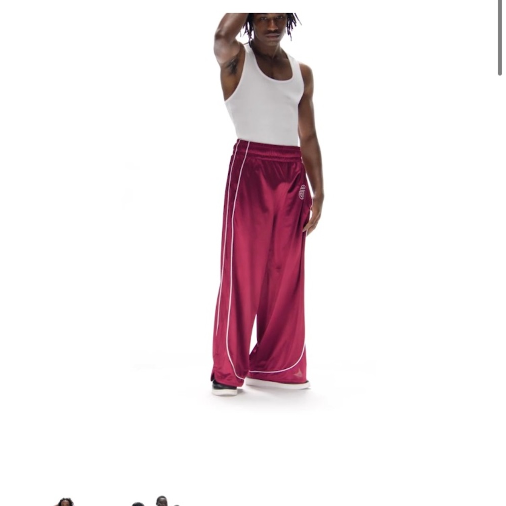 Telfar UNISEX Flared Pant in Oxblood NWT